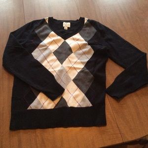 St. John’s Bay: v-neck argyle sweater